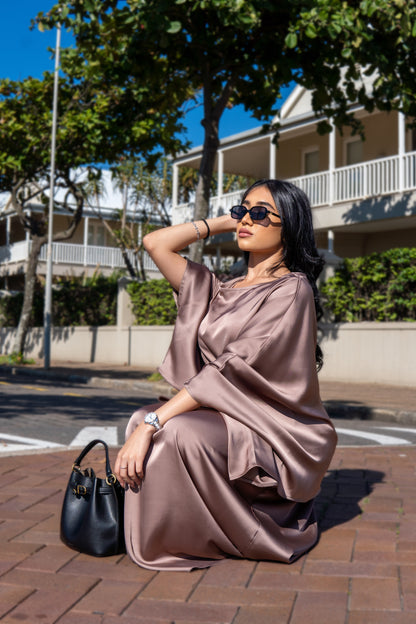 Amara Satin Skirt Set